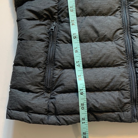 TNA women’s size small dark, charcoal, gray Hooded down Jacket - Picture 14 of 14
